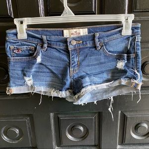 Hollister Distressed Denim Shorts